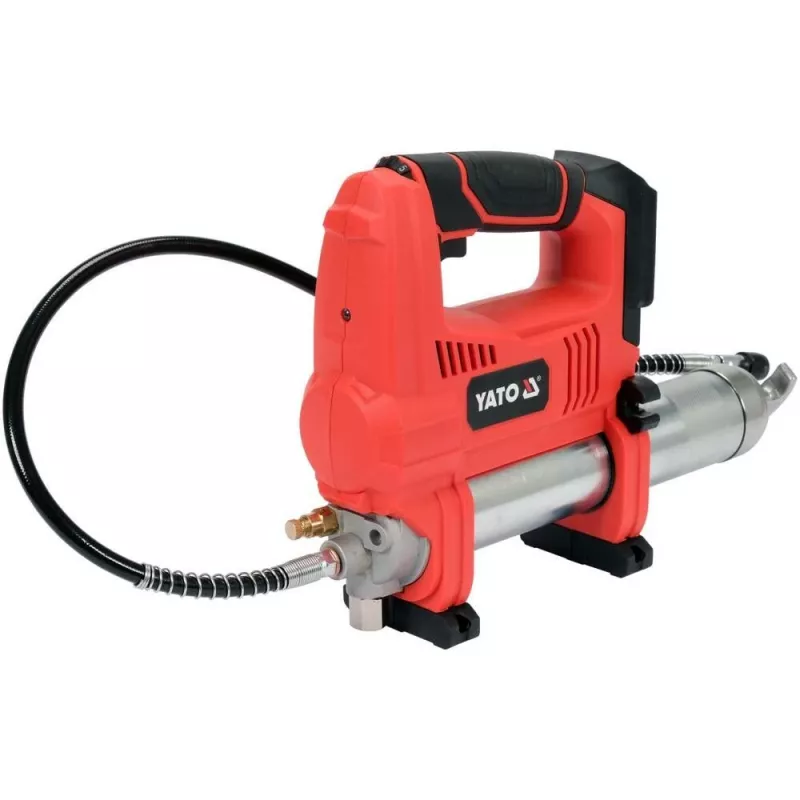 YATO YT-07020 18V Akku-Fettpresse 620 Bar mit 3,0Ah Akku und Ladegerät
