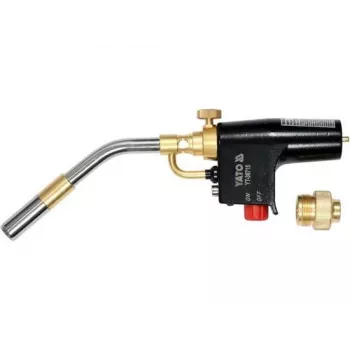 Yato YT-36715 Gasbrenner Einzel – 1300°C Butankartusche Lötlampe