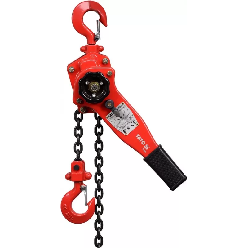 Yato YT-58962 Handkettenzug 750 kg 1,5 m Hubhöhe Rot