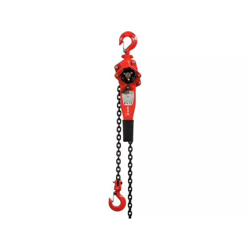 Yato YT-58962 Handkettenzug 750 kg 1,5 m Hubhöhe Rot