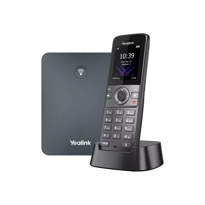 Yealink W71P IP DECT Telefonsystem mit W70B Basisstation und W71H Mobilteil