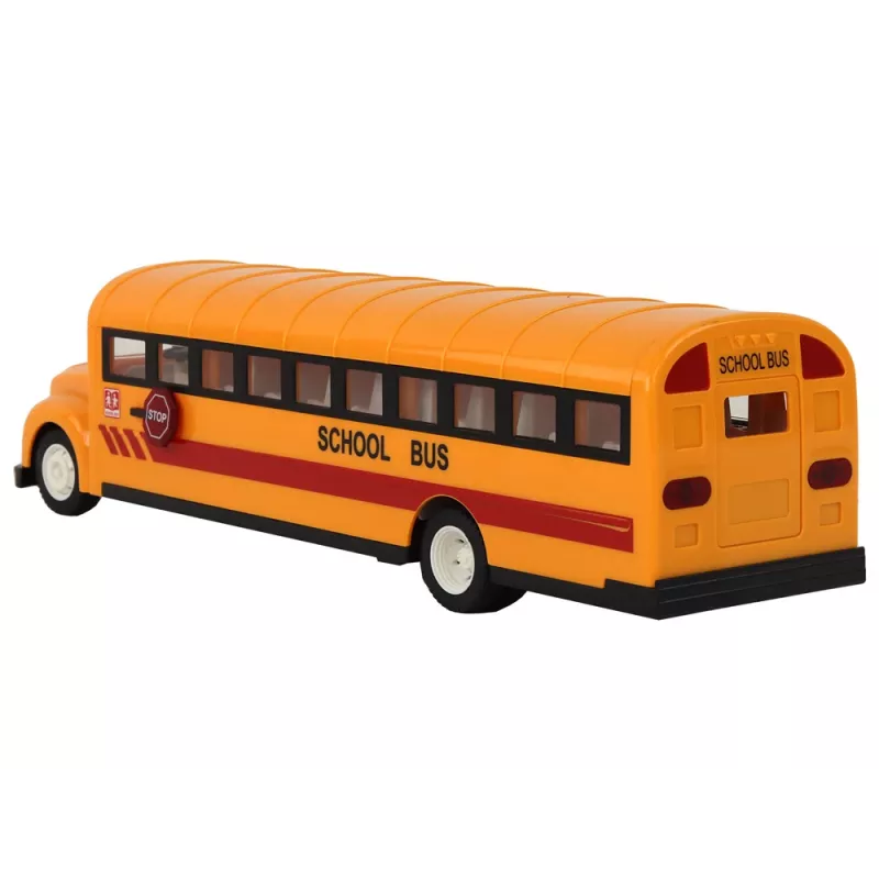 Gelber Schulbus Fernbedienung RC mit Öffnungstür 4690 Lean Toys