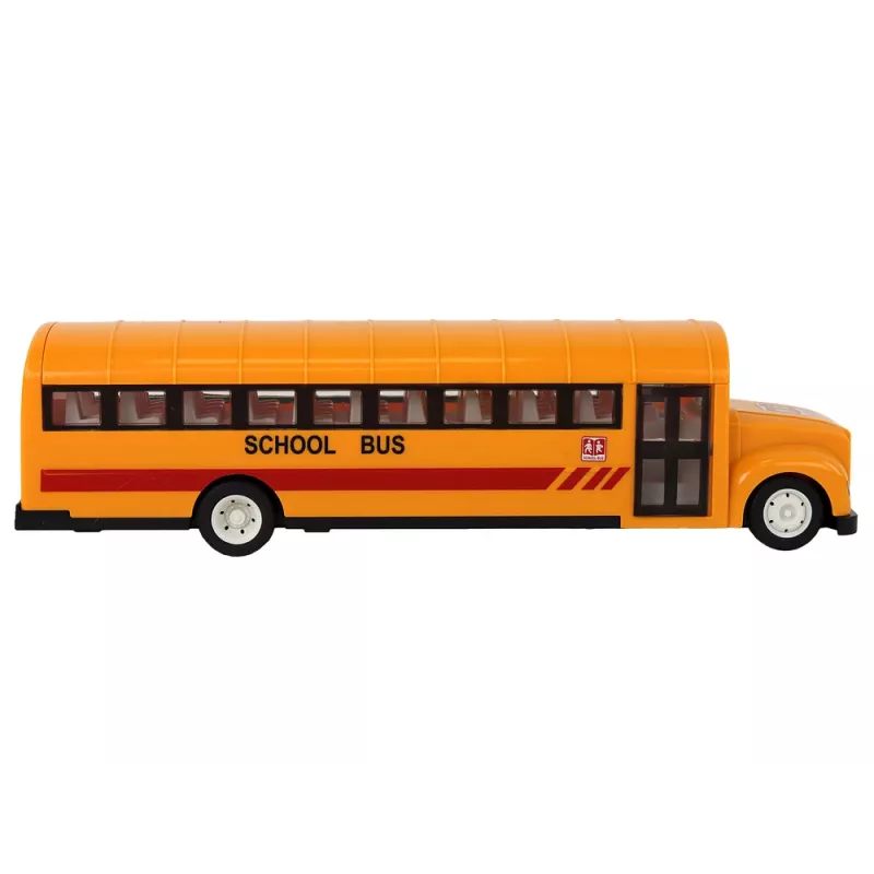 Gelber Schulbus Fernbedienung RC mit Öffnungstür 4690 Lean Toys