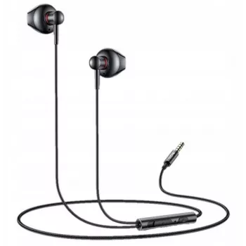 YESIDO YH47 In-Ear Kabelgebundene Ohrhörer mit Mikrofon, 3,5-mm-Klinke, Schwarz