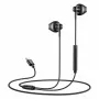 YESIDO YH49 In-Ear-Kopfhörer aus Aluminiumlegierung mit Fernbedienung, Type-C-Anschluss, kabelgebundene Kopfhörer, Schwarz