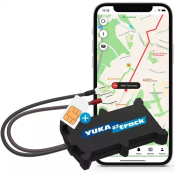 YUKAtrack easyWire 4G AIO GPS Car Tracker mit SIM und Daten-Flat