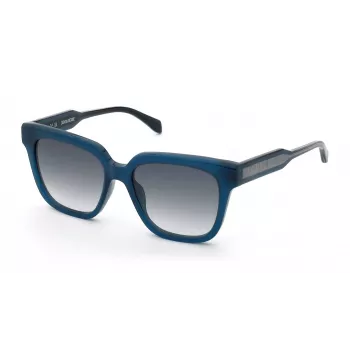 ZADIG & VOLTAIRE SZV452-530D99 Damen-Sonnenbrille - Havanna-Acetatrahmen, braune Verlaufsgläser, UV400-Schutz