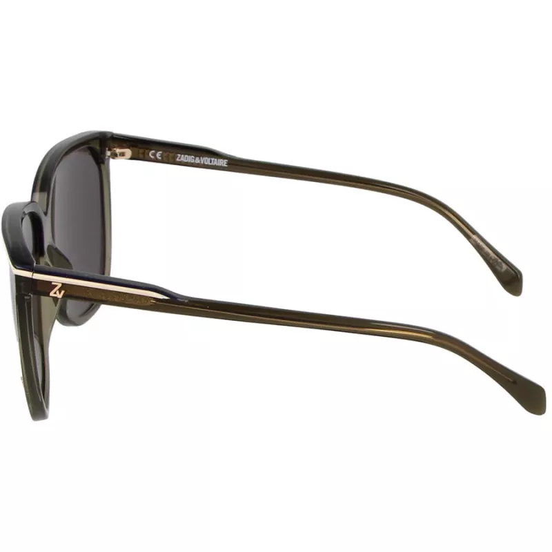 ZADIG & VOLTAIRE Unisex Sonnenbrille SZV306-63073M Havana Brown Gradient 63mm