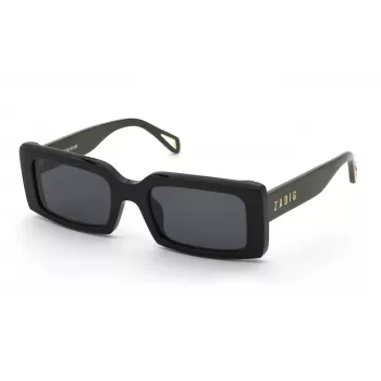 Zadig & Voltaire Unisex-Sonnenbrille SZV462-54700Y Havanna Braun Rechteckig 54mm