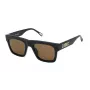 ZADIG & VOLTAIRE Damen-Sonnenbrille SZV325-530700 Grau Havana Acetat Quadratisch 53mm