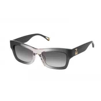 ZADIG & VOLTAIRE Damen-Sonnenbrille SZV366-530VAH Havana Acetat Braun Verlauf 53mm
