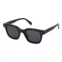 ZADIG & VOLTAIRE Damen-Sonnenbrille SZV401-540700 - Schwarzer Acetatrahmen, rauchgraue Gläser, 54 mm