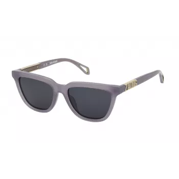 ZADIG & VOLTAIRE Damen-Sonnenbrille SZV403-5309N7 - Havanna-Acetatrahmen, braune Verlaufsgläser, 53 mm