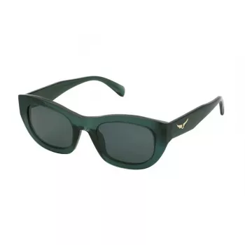 ZADIG & VOLTAIRE Damen-Sonnenbrille SZV408-5106HQ Havana Braun Acetat 51mm