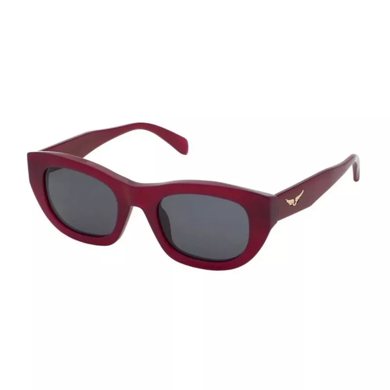 ZADIG & VOLTAIRE Damen-Sonnenbrille SZV408-5109M5 - Havanna-Acetatrahmen, braune Verlaufsgläser, UV400-Schutz