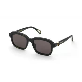 ZADIG & VOLTAIRE Damen-Sonnenbrille SZV416-53092I Schwarzer Acetatrahmen Graue Gradientengläser 53mm
