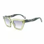 ZADIG & VOLTAIRE Damen-Sonnenbrille SZV418-53M40X Havana Acetat eckiger Rahmen braune Gläser 53/19/140 mm