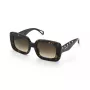 ZADIG & VOLTAIRE Damen-Sonnenbrille SZV423-510743 - Schwarzer Acetatrahmen, graue Verlaufsgläser