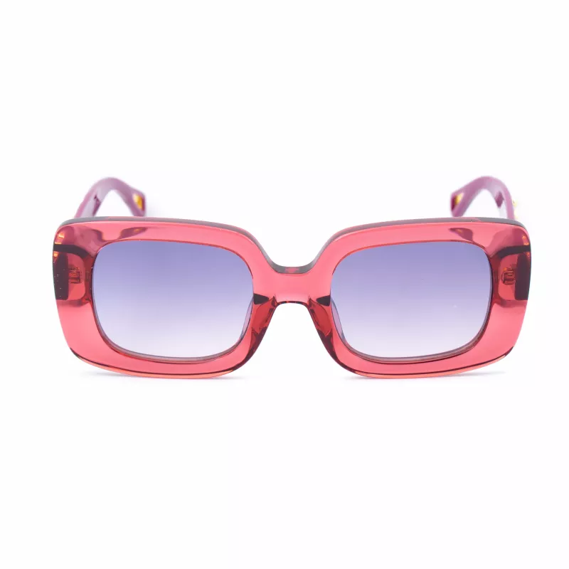 ZADIG & VOLTAIRE Damen-Sonnenbrille SZV423-516MHX Havana Acetat Rechteckig 51mm