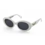 ZADIG & VOLTAIRE Damen-Sonnenbrille SZV460S5303GF - Schwarzer Acetatrahmen, graue Gradientengläser, 53 mm