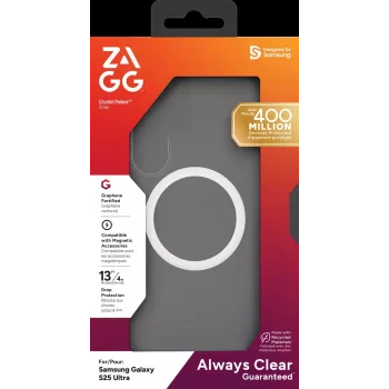 ZAGG Protection Bundle für Samsung Galaxy S25 Ultra: Hülle mit MagSafe und Displayschutzfolie