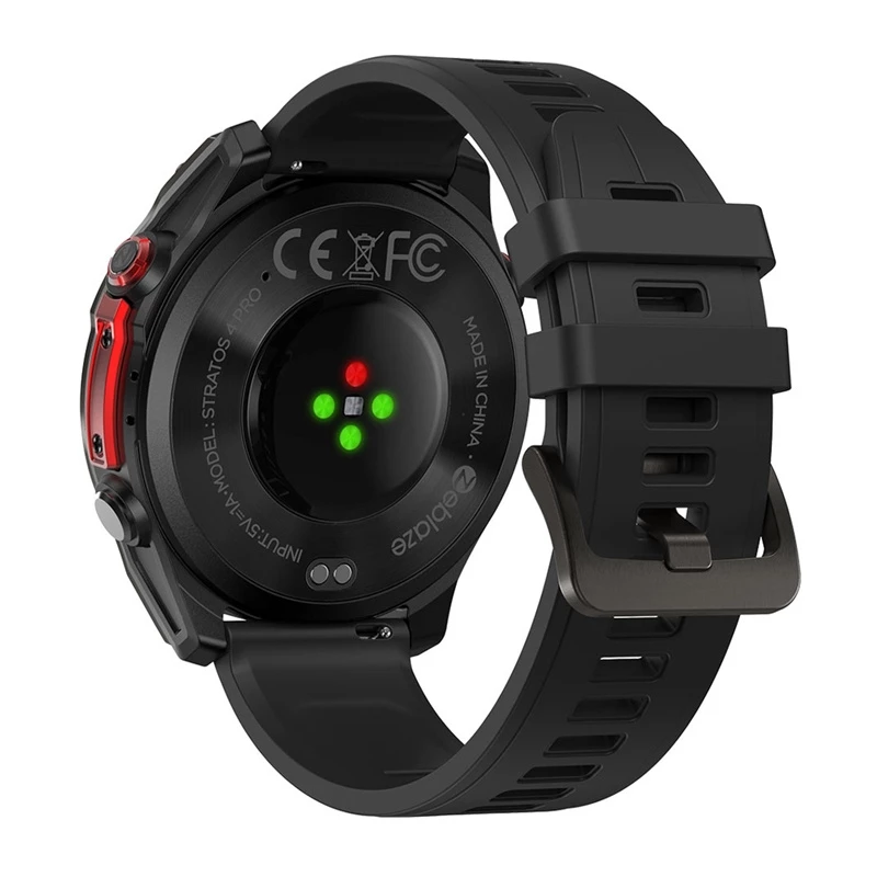 Zeblaze Stratos 4 Pro Smartwatch (Schwarz)