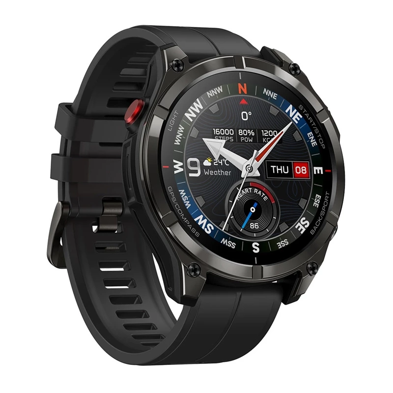 Zeblaze Stratos 4 Pro Smartwatch (Schwarz)
