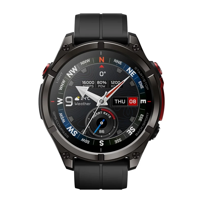 Zeblaze Stratos 4 Pro Smartwatch (Schwarz)