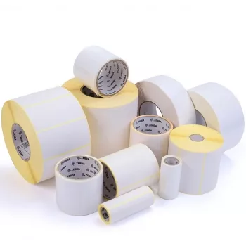 Zebra Z-Perform 1000T Thermotransfer-Papieretikett, 74mm x 171m, unbeschichtet, permanent haftend, 76mm Kern