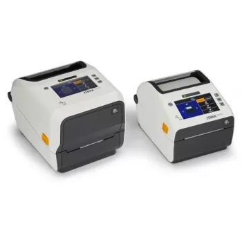 Zebra ZD621d-HC Direkt-Thermo-Etikettendrucker - 203 dpi - 4,3 inch Farb-Touch-LCD - USB 2.0, LAN, Seriell, USB Host - Weiß