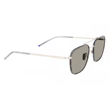 ZEISS MAN Sonnenbrille ZS22108S55194 - Schwarzer Rahmen, graue Gläser, 55/19/145 mm