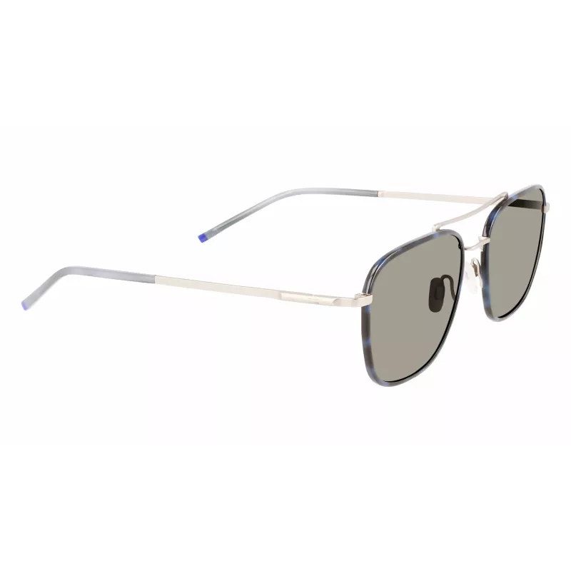 ZEISS MAN Sonnenbrille ZS22108S55194 - Schwarzer Rahmen, graue Gläser, 55/19/145 mm