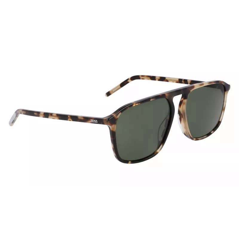 ZEISS MAN Sonnenbrille ZS22507S57162 Rechteckiger Acetatrahmen Schwarz Graue Gläser 57/16/145 mm