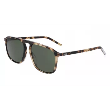 ZEISS MAN Sonnenbrille ZS22507S57162 Rechteckiger Acetatrahmen Schwarz Graue Gläser 57/16/145 mm