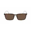 ZEISS MAN Sonnenbrille ZS22512S56172 (56/17/145 mm) Schwarzer Rahmen Graue Gläser