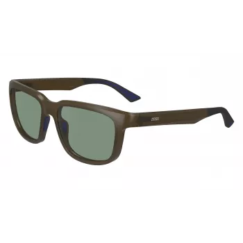 ZEISS MAN Sonnenbrille ZS23530S55173 Eckiges schwarzes Gestell graue Gläser 55/17/145 mm