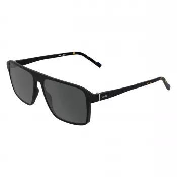 ZEISS MAN Sonnenbrille ZS25564S-2 Rechteckig Schwarzer Rahmen Graue Gläser 57mm