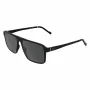 ZEISS MAN Sonnenbrille ZS25564S-2 Rechteckig Schwarzer Rahmen Graue Gläser 57mm