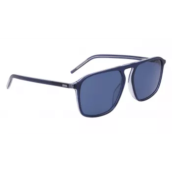 ZEISS MAN ZS22507S-413 Sonnenbrille - Schwarzer Rahmen, Graue polarisierte Gläser 57/16/145 mm