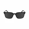 ZEISS MAN ZS24719S-1 Sonnenbrille - Schwarzer Acetatrahmen, graue Polycarbonatgläser, 54/18/145 mm