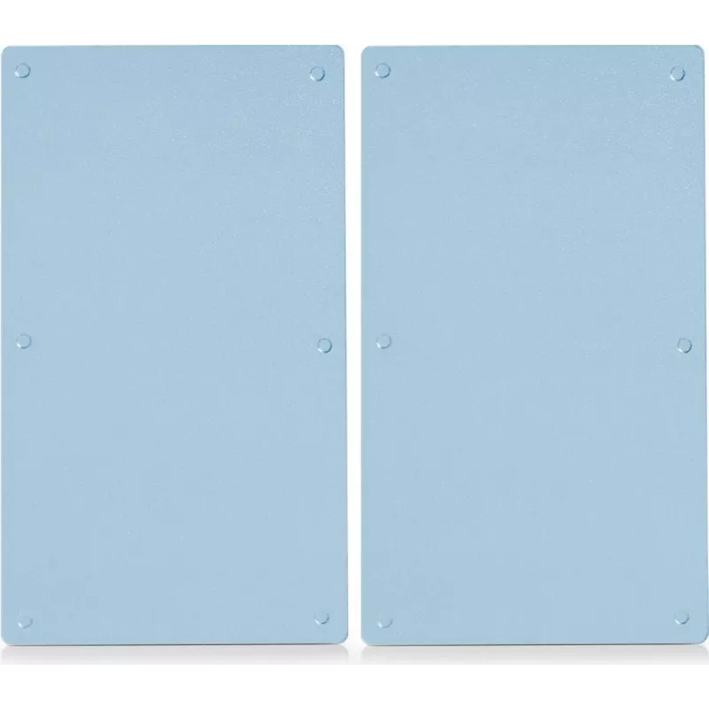 Zeller Present 26205 Rechteckiges Glas-Schneidebrett mit Silikonfüßen, Transluzent