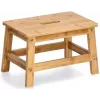 Zeller Present Klapphocker Anthrazit - Harte Sitzfläche - Holz - 4 Beine 13037