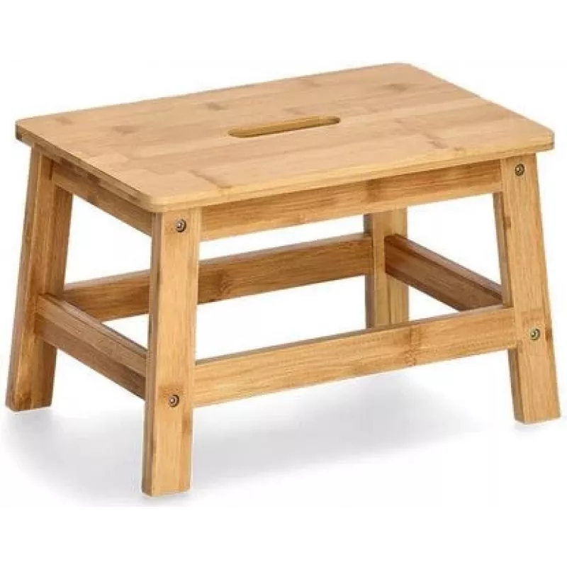 Zeller Present Klapphocker Anthrazit - Harte Sitzfläche - Holz - 4 Beine 13037