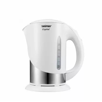 Zelmer Crystal ZCK7630W Wasserkocher, 1,7 l, 2200 W, Weiß
