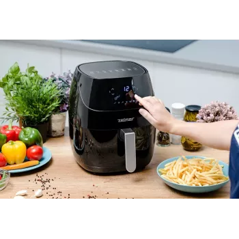 Zelmer ZAF5500B Elektra 5L Digitale Heißluftfritteuse - 1500W, Schwarz