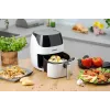 Zelmer ZAF5501W Heißluftfritteuse ohne Öl, 5L, 1500W, Digitales Touchpanel, Weiß