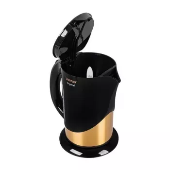 Zelmer ZCK7630 Crystal Gold Wasserkocher 1,7 l 2200 W Schwarz und Gold