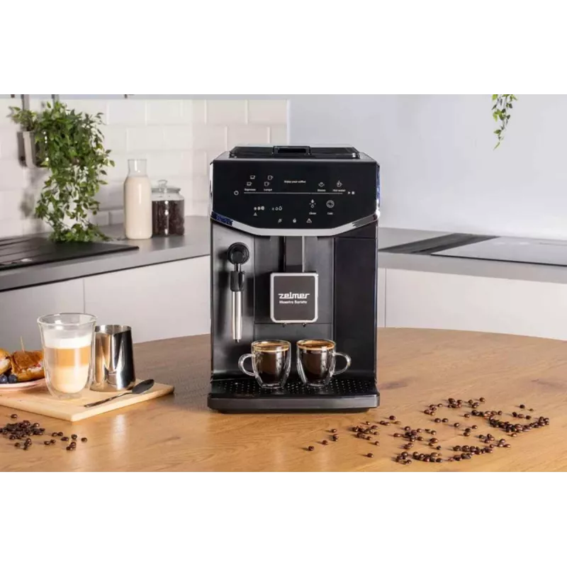 Zelmer ZCM8121 Maestro Barista Espressomaschine 15 bar 1450 W Schwarz/Silber