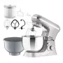 Zelmer ZKR1360 Küchenmaschine – 1300 W, 5,5-L-Schüssel, Planetenrührwerk, Schwarz/Silber
