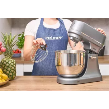 Zelmer ZKR2010 Standmixer Super Silent, 1000 W, 4,5 l, Weiß/Silber